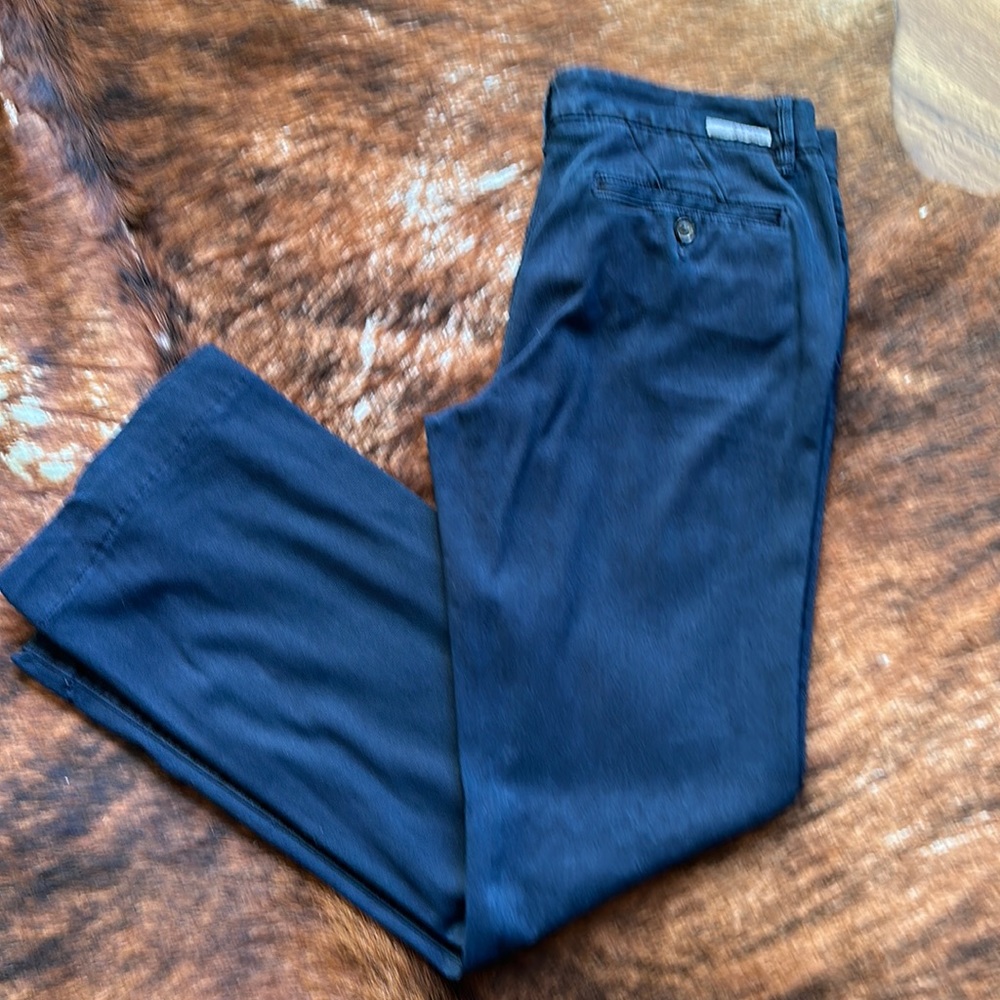 Level 99 navy low rise wide leg trousers—size 30